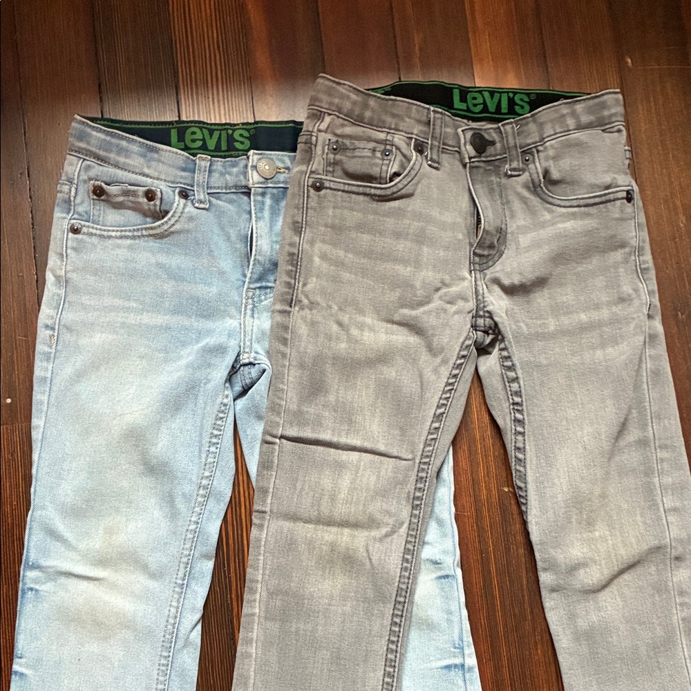 Levi's Boys 511 Jeans Bundle in Light Blue and Gray